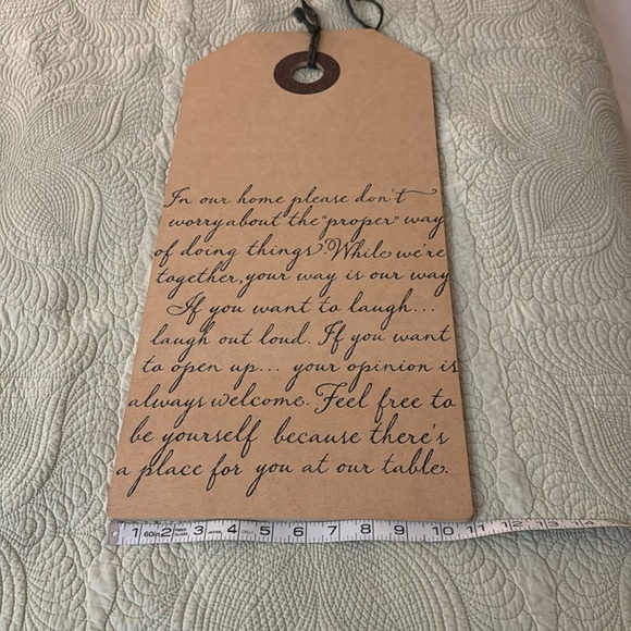 Decorative Large Hanging Tag - Picture 3 of 4